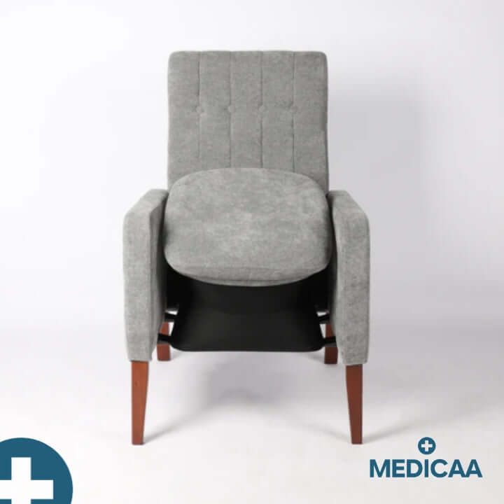 Medicaa fauteuil releveur manuel jacques gris avant