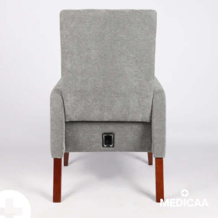 Medicaa fauteuil releveur manuel jacques gris arriere