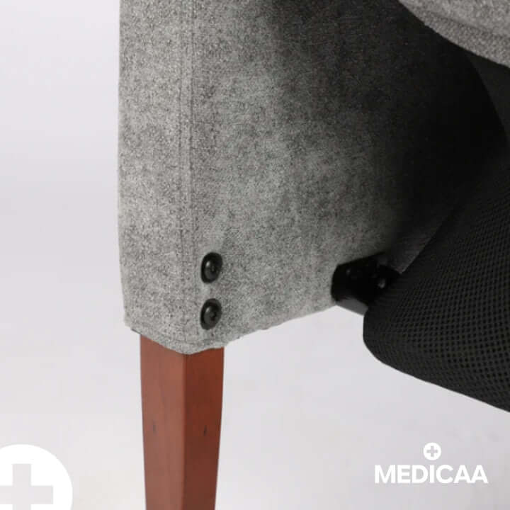 Medicaa fauteuil releveur manuel jacques gris detail finission