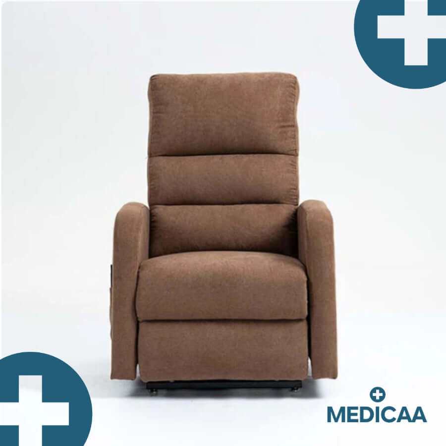 Medicaa tranquille emile fauteuil releveur 3 moteurs arthur chocolat devant