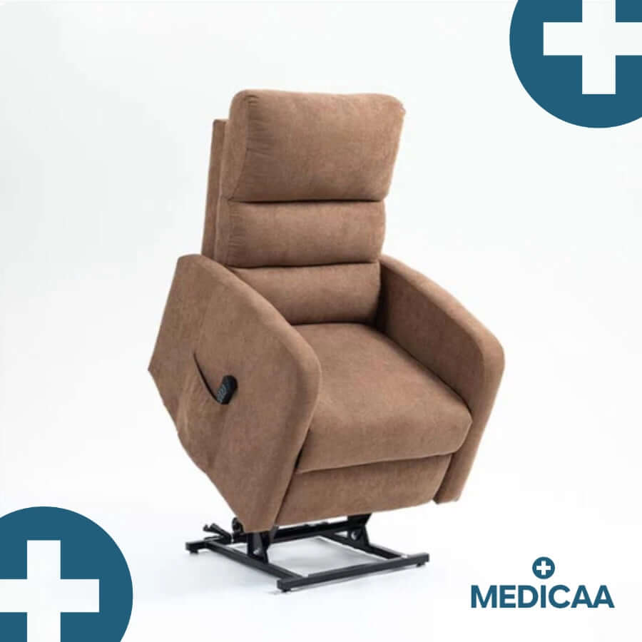 Medicaa tranquille emile fauteuil releveur 3 moteurs arthur chocolat releve