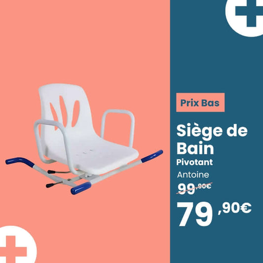 Medicaa siege de bain pivotant antoine personnes agees seniors prix
