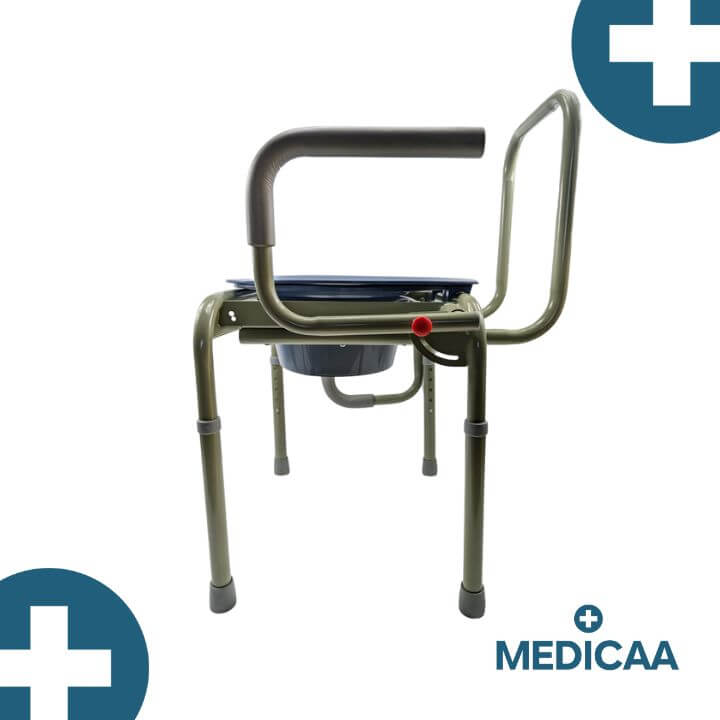 Medicaa Tomy cadre toilette chaise garde robe rehausseur  cote rabat baisse