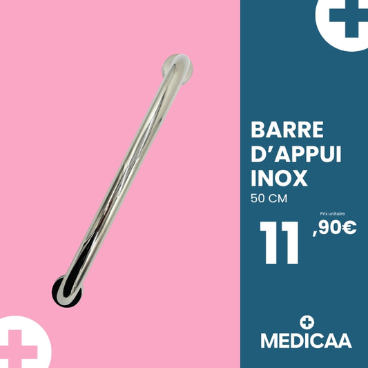 Barre d'Appui Inox 50cm