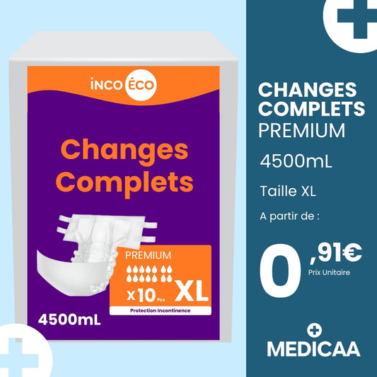Incoeco Changes complets premium taille XL