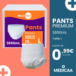 Culotte Ultra Absorbante - Pants Premium - 3650 mL - Taille L - IncoEco