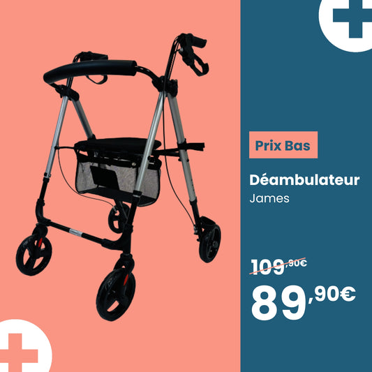 Déambulateur 4 roues James