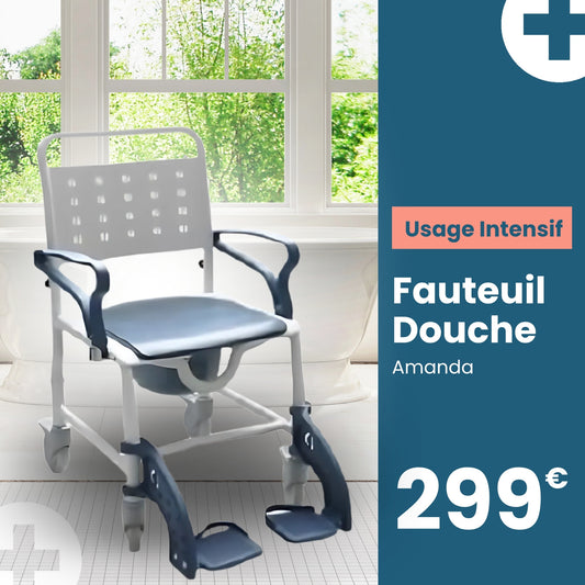 Fauteuil de douche rotterdam usage intensif amanda