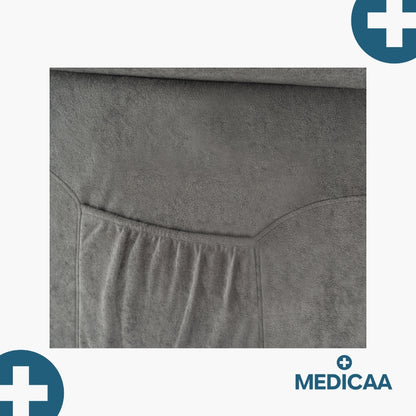 Medicaa fauteuil releveur 1 moteur eco modele albert coloris gris fonce marque tranquille emile