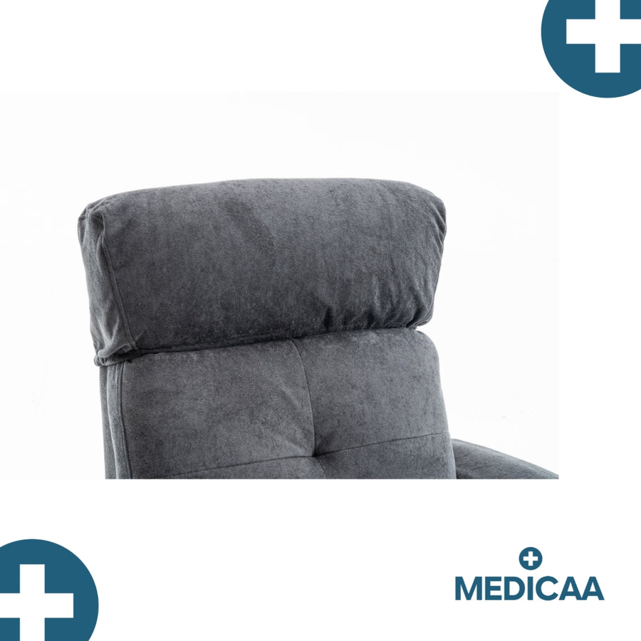 Medicaa fauteuil releveur 1 moteur premium coloris anthracite modele Anatole de marque Tranquille Emile