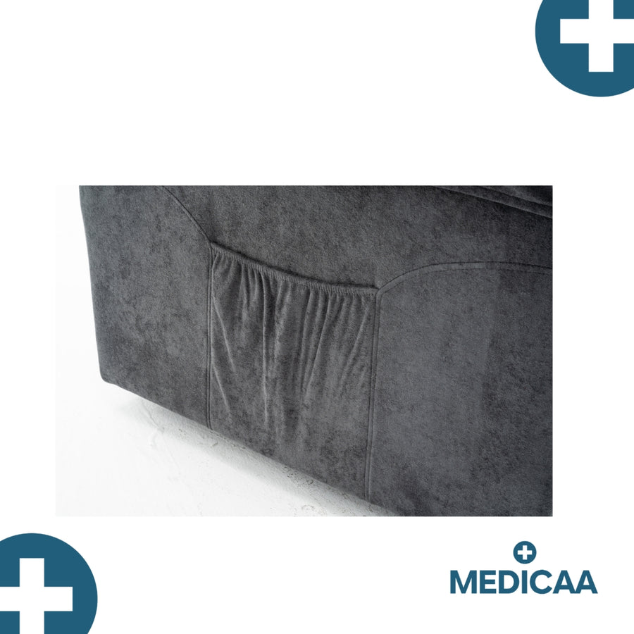 Medicaa fauteuil releveur 1 moteur premium coloris anthracite modele Anatole de marque Tranquille Emile