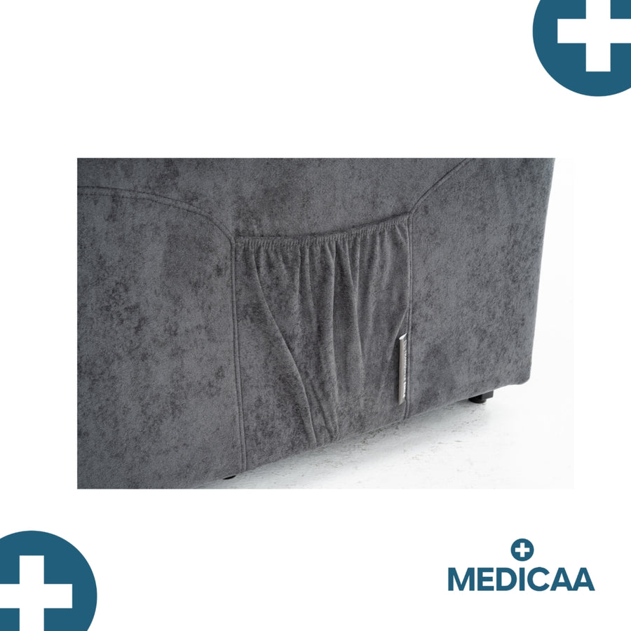 Medicaa fauteuil releveur 1 moteur premium coloris anthracite modele Anatole de marque Tranquille Emile