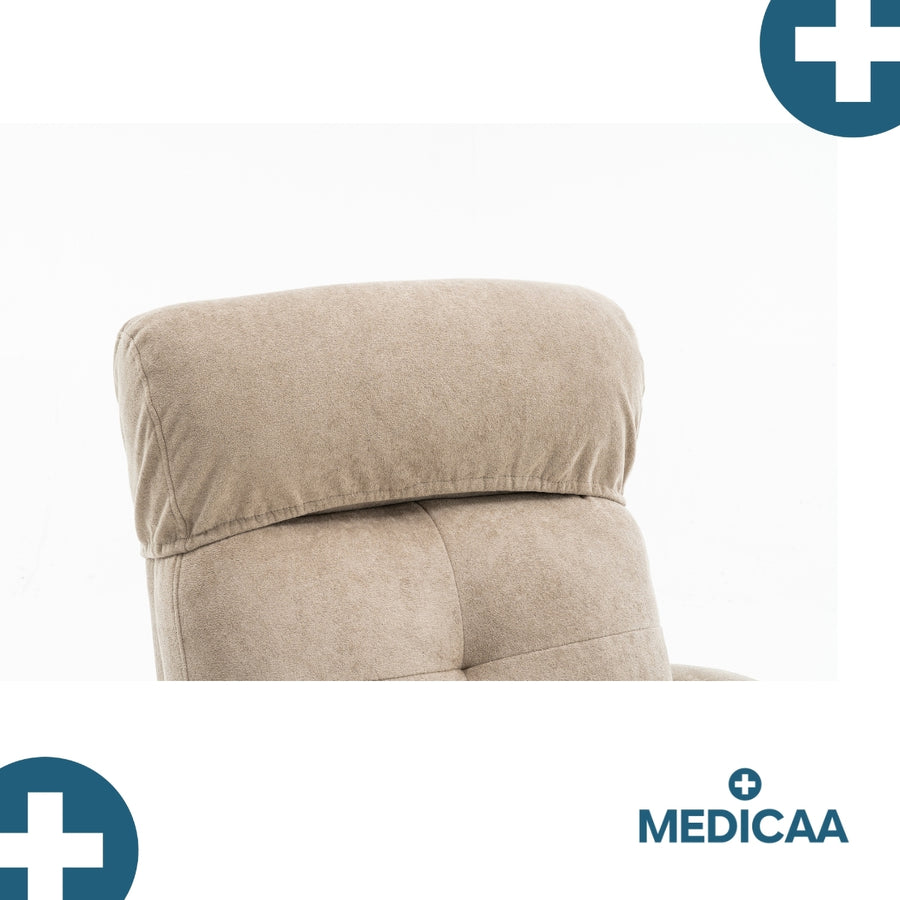Medicaa fauteuil releveur 1 moteur gamme premium modele anatole coloris Beige marque tranquille emile