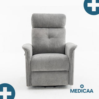 Fauteuil relax releveur 2 fonctions (1 moteur) – Anatole – Gris foncé