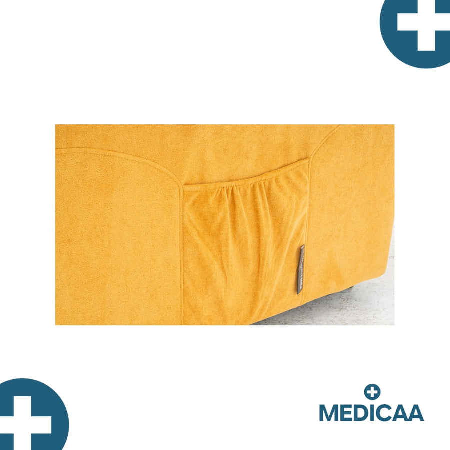 Fauteuil Releveur Premium - 1 Moteur - Jaune - Modèle Anatole - Tranquille Émile