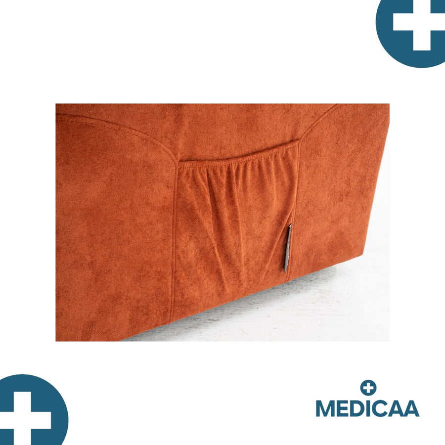 Fauteuil Releveur Premium - 1 Moteur - Rouge - Modèle Anatole - Tranquille Émile