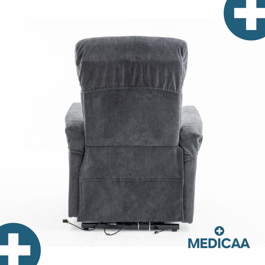Medicaa fauteuil releveur 2 moteurs premium modele Fernand coloris Anthracite marque Tranquille Emile
