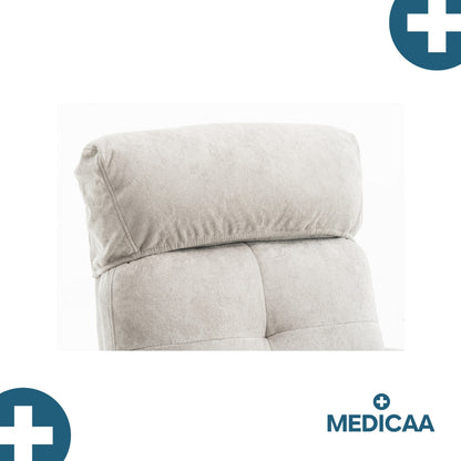 Fauteuil Releveur Premium - 2 Moteurs - Gris Clair - Modèle Fernand - Tranquille Émile