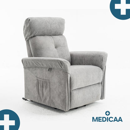 Fauteuil Releveur Premium - 2 Moteurs - Gris Foncé - Modèle Fernand - Tranquille Émile