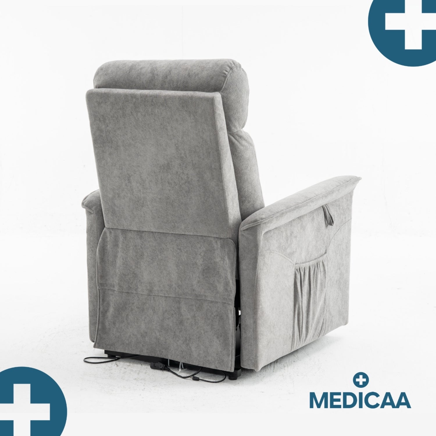 Fauteuil Releveur Premium - 2 Moteurs - Gris Foncé - Modèle Fernand - Tranquille Émile