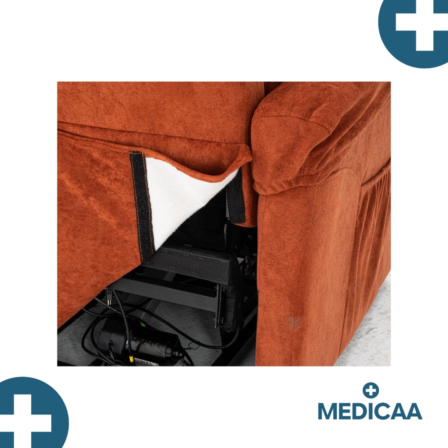 Fauteuil Releveur Premium - 2 Moteurs - Rouge - Modèle Fernand - Tranquille Émile
