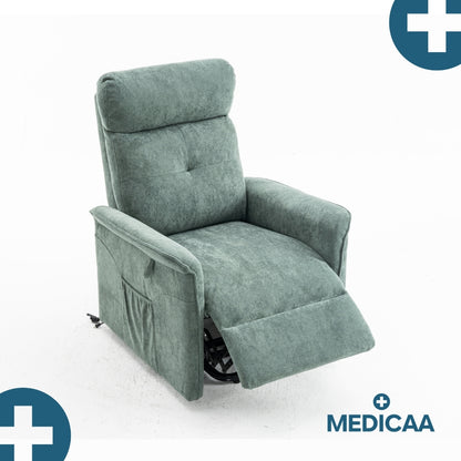 Fauteuil Releveur Premium - 2 Moteurs - Vert - Modèle Fernand - Tranquille Émile