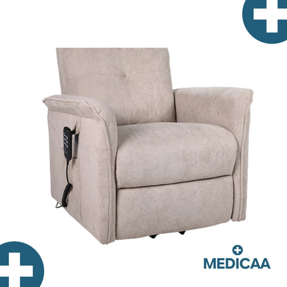 Fauteuil Releveur Premium - 3 Moteurs - Beige - Modèle Eugène - Tranquille Émile