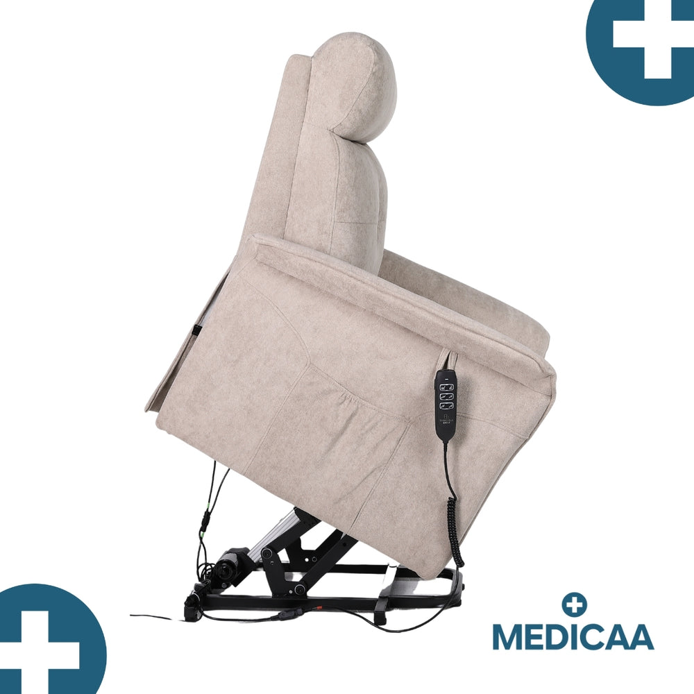 Fauteuil Releveur Premium - 2 Moteurs - Beige - Modèle Fernand - Tranquille Émile