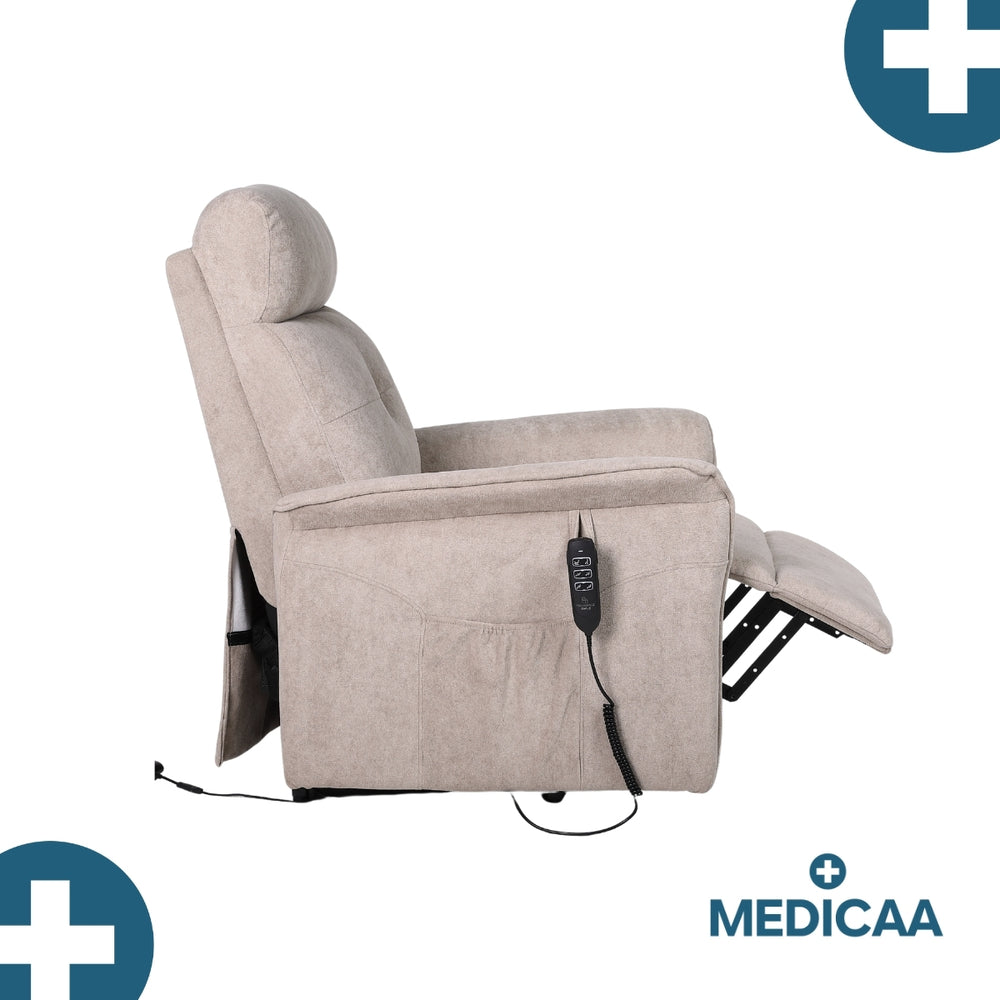 Fauteuil Releveur Premium - 2 Moteurs - Beige - Modèle Fernand - Tranquille Émile
