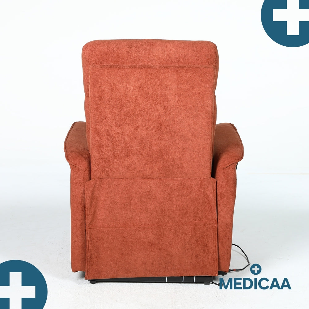 Fauteuil Releveur Premium - 1 Moteur - Rouge - Modèle Anatole - Tranquille Émile