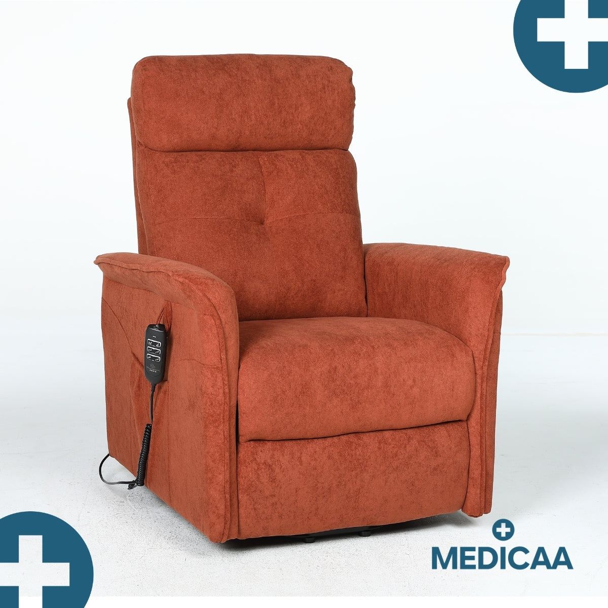 Fauteuil Releveur Premium - 1 Moteur - Rouge - Modèle Anatole - Tranquille Émile