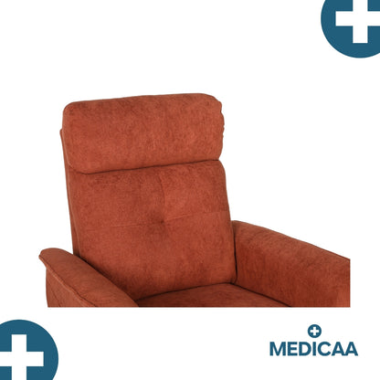 Fauteuil Releveur Premium - 1 Moteur - Rouge - Modèle Anatole - Tranquille Émile