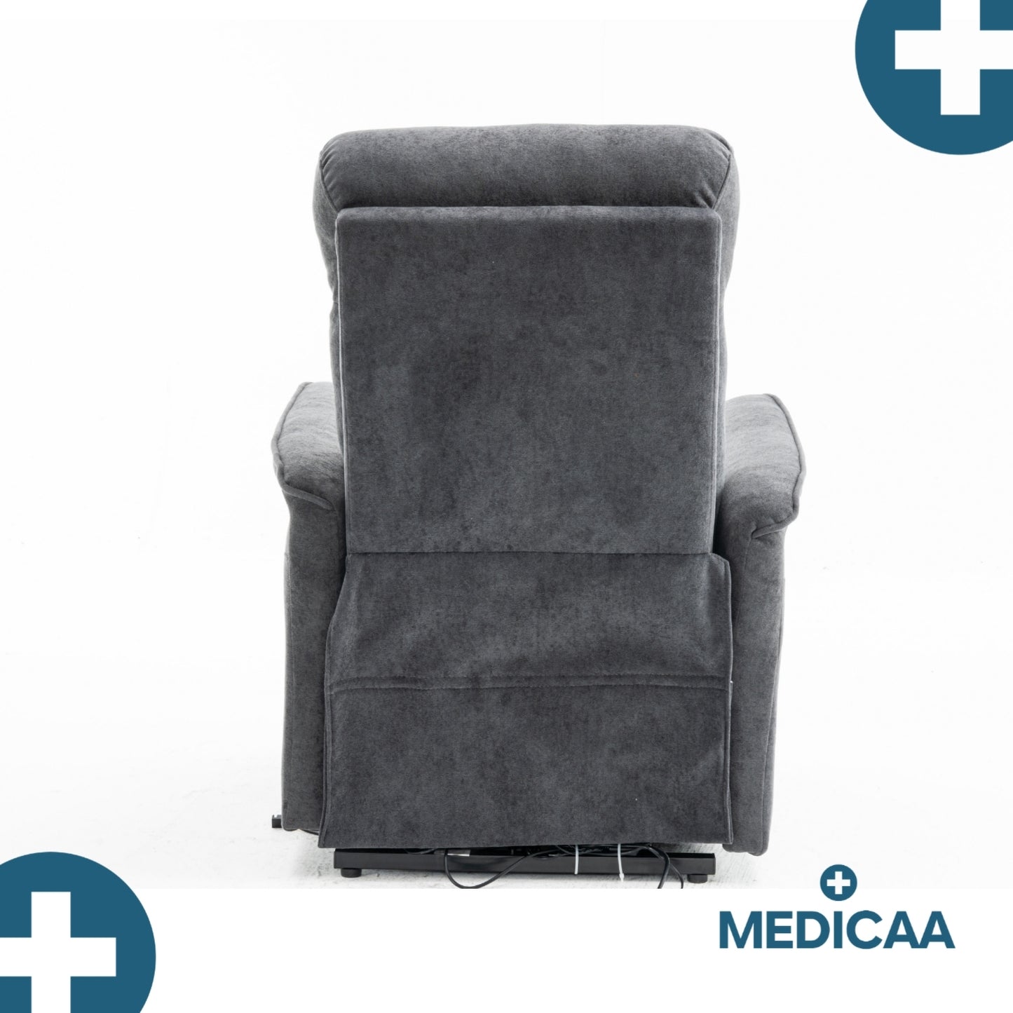 Medicaa fauteuil releveur 3 moteurs premium modele Eugene coloris Anthracite de marque Tranquille Emile
