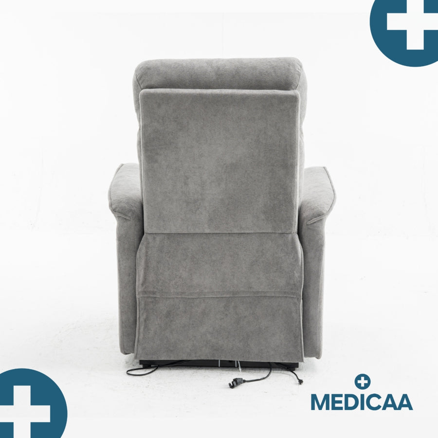 Fauteuil Releveur Premium - 3 Moteurs - Gris Foncé - Modèle Eugène - Tranquille Émile