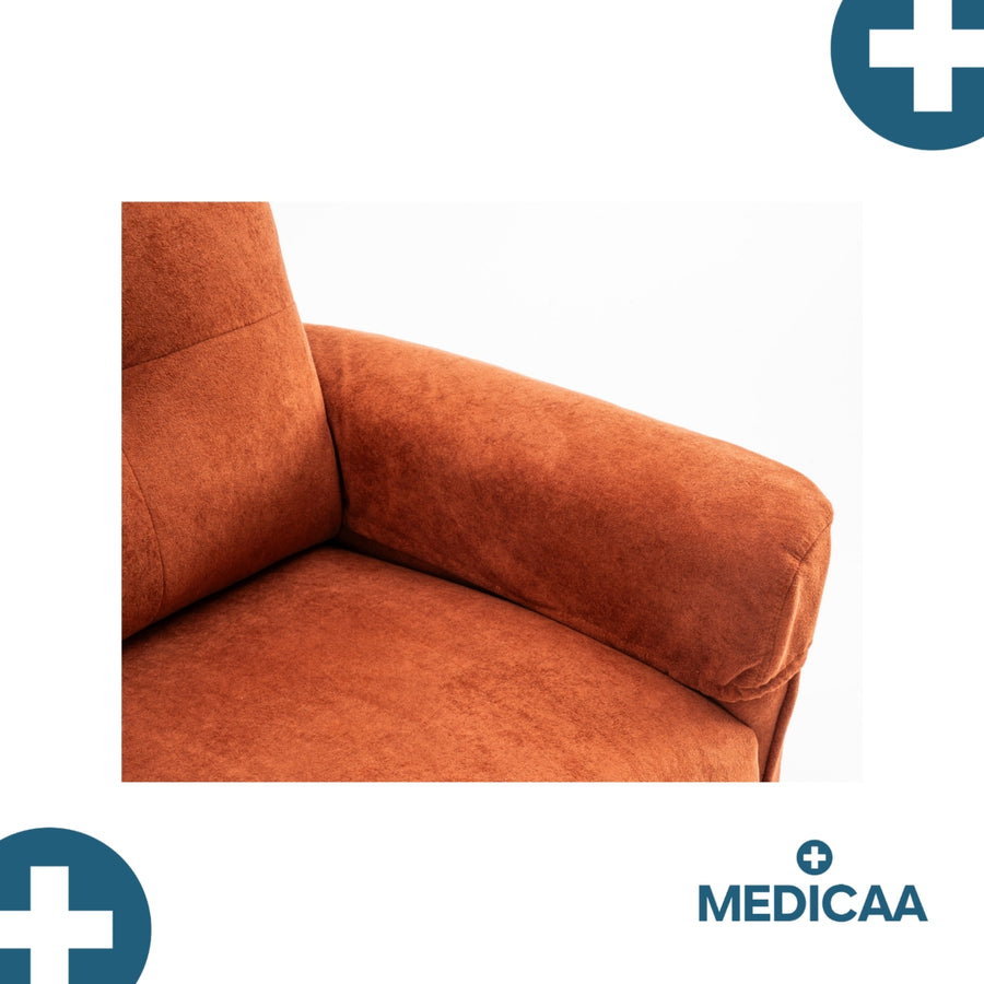 Fauteuil Releveur Premium - 3 Moteurs - Rouge - Modèle Eugène - Tranquille Émile