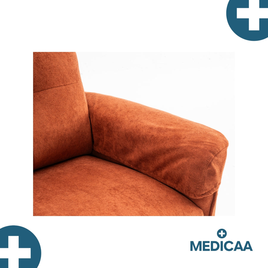 Fauteuil Releveur Premium - 3 Moteurs - Rouge - Modèle Eugène - Tranquille Émile
