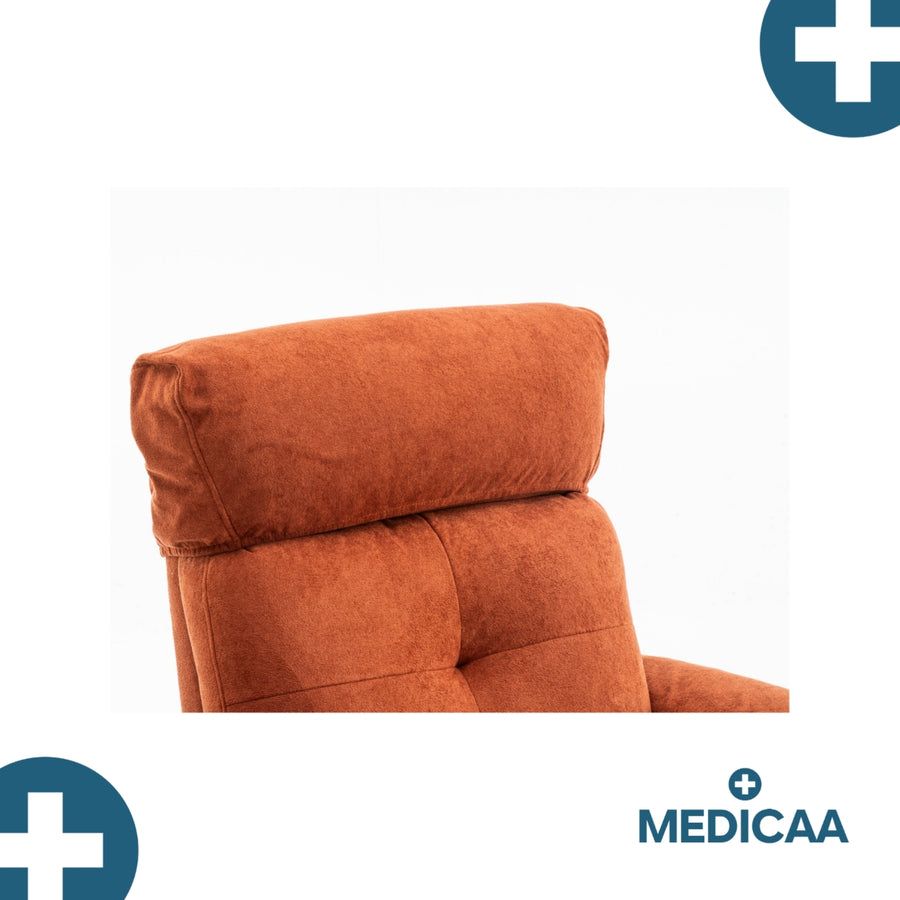 Fauteuil Releveur Premium - 3 Moteurs - Rouge - Modèle Eugène - Tranquille Émile
