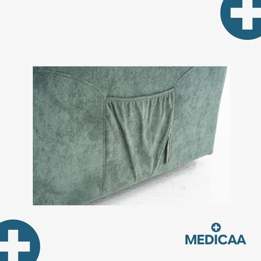 Fauteuil Releveur Premium - 3 Moteurs - Vert - Modèle Eugène - Tranquille Émile