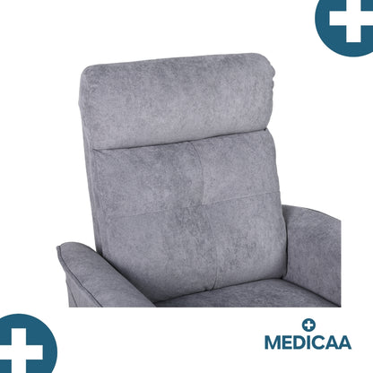 Fauteuil Releveur Premium - 3 Moteurs - Gris Foncé - Modèle Eugène - Tranquille Émile