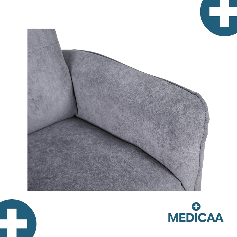 Fauteuil Releveur Premium - 3 Moteurs - Gris Foncé - Modèle Eugène - Tranquille Émile