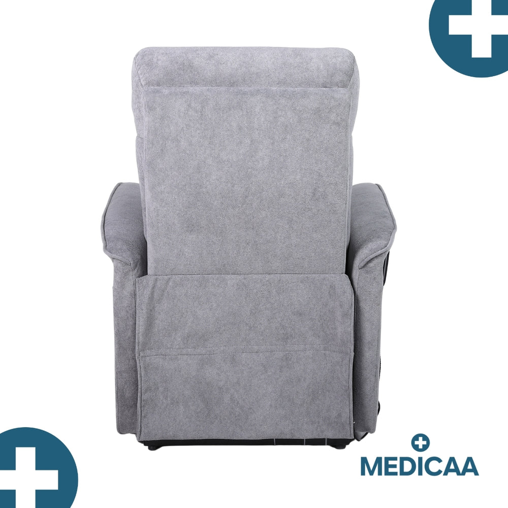 Fauteuil Releveur Premium - 3 Moteurs - Gris Foncé - Modèle Eugène - Tranquille Émile