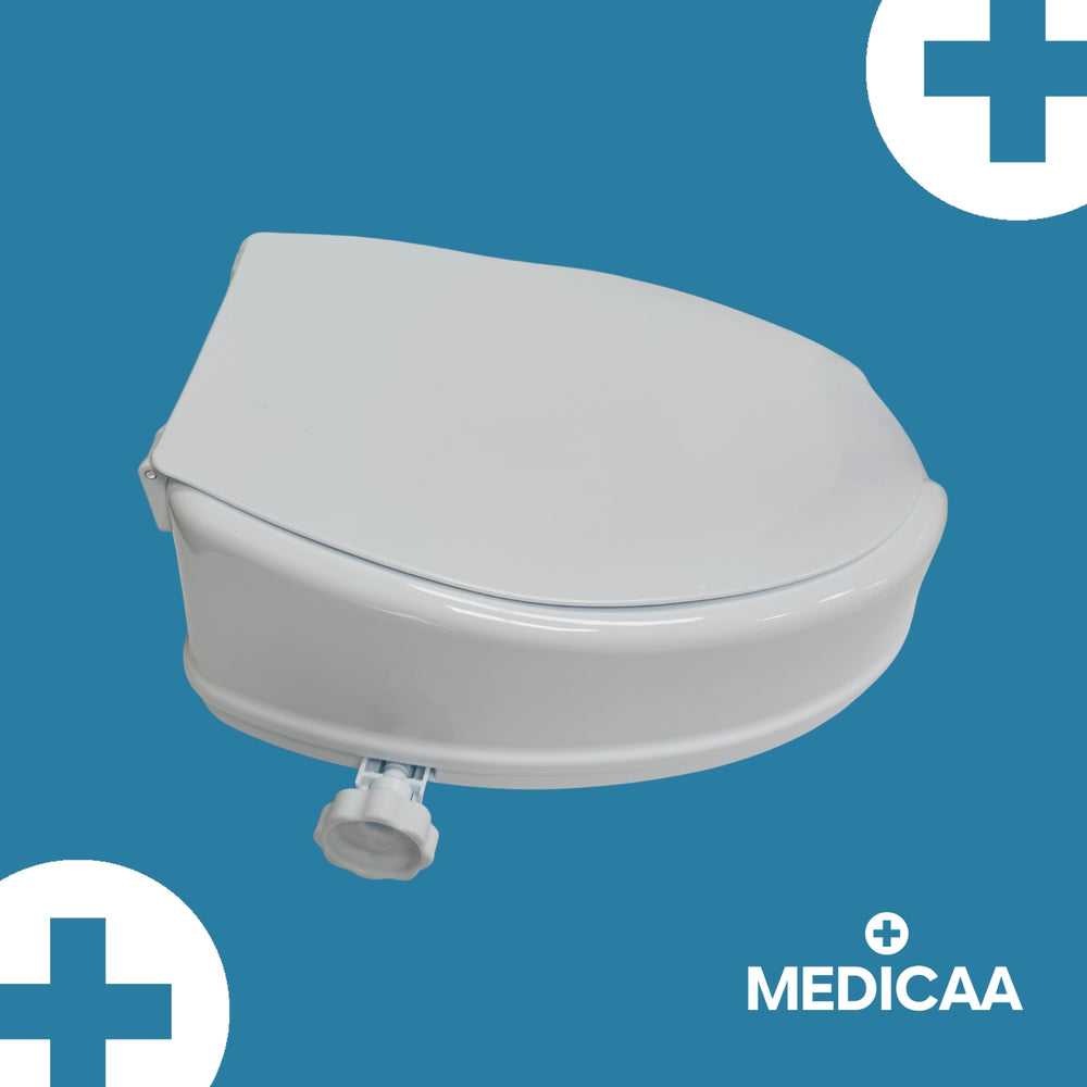 Rehausseur de toilette avec couvercle Miguel