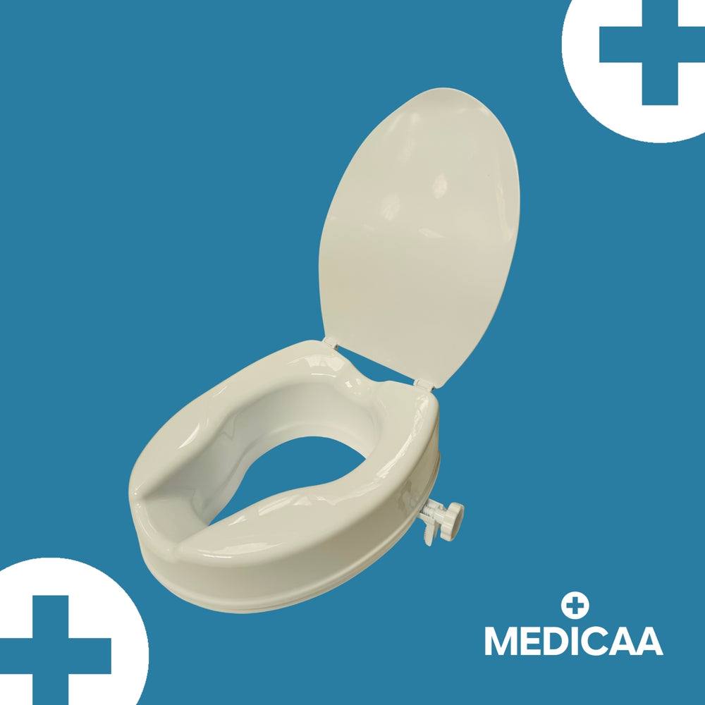 Rehausseur de toilette avec couvercle Miguel