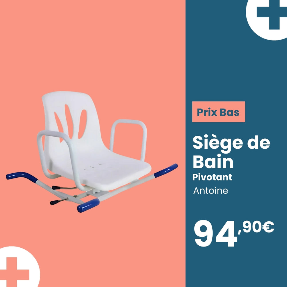 Siège de bain pivotant Antoine