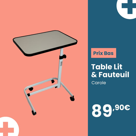 Table de Lit et Fauteuil Carole