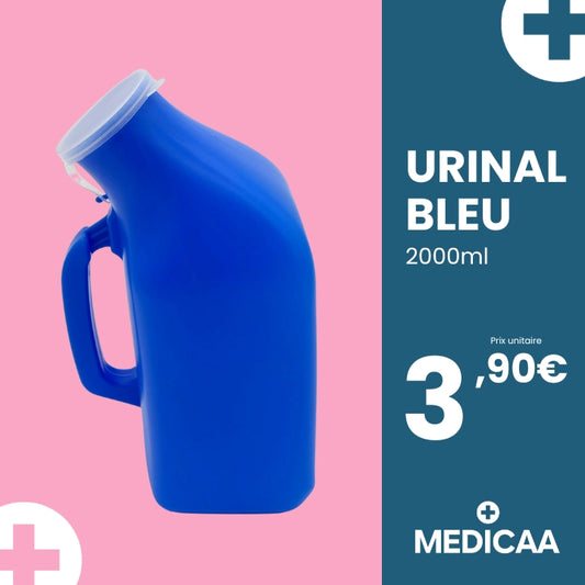 Pistolet Urinal Homme Bleu 2000ml