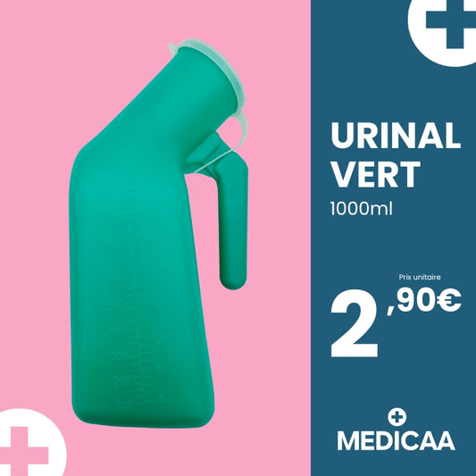 Pistolet Urinal Homme Vert 1000ml