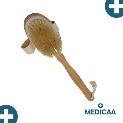 Brosse de Bain Long Manche en Bois 45cm