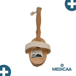 Brosse de Bain Long Manche en Bois 45cm