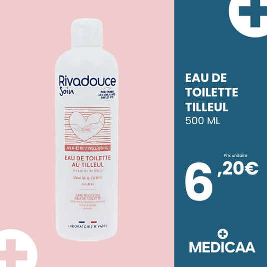 Medicaa eau de toilette tilleul 500 ml Rivadouce